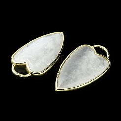 Natural White Moonstone Pendants&nbsp;G-O204-02J