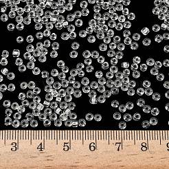 8/0 Transparent Glass Round Seed Beads&nbsp;SEED-J010-F8-21