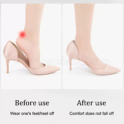 AHADEMAKER 6 Pairs Silicone Heel Grips&nbsp;AJEW-GA0005-26