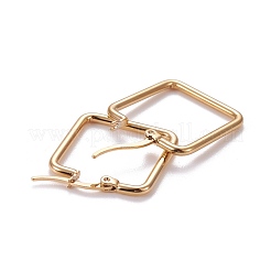 201 Stainless Steel Hoop Earrings&nbsp;EJEW-A052-04A-G