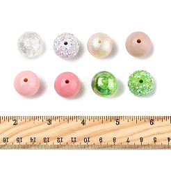 40Pcs 8 Styles Acrylic Beads&nbsp;OACR-FS0004-10