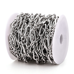 Iron Twisted Oval Link Chains&nbsp;CH-N004-08P