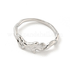Brass Finger Ring Settings&nbsp;KK-G518-05P