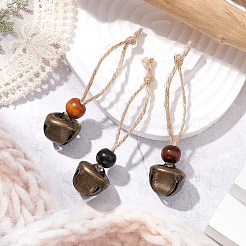 Iron Bell Pendant Decoration&nbsp;HJEW-JM02488