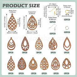 DIY Dangle Earrings Kits&nbsp;DIY-TA0013-45