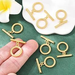SHEGRACE Brass Toggle Clasps&nbsp;XGR0124G-135G