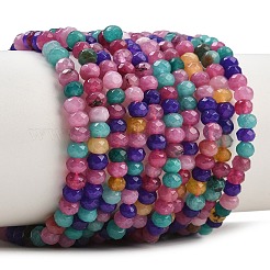Dyed Natural Whie Jade Beads Strands&nbsp;GG-CBAF9EE-A34-3x4mm