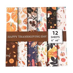 Thanksgiving Day Leaf Turkey Scrapbooking Paper Pads Set&nbsp;STIC-C010-35A