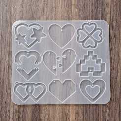 Heart Earrings Pendants DIY Silicone Mold&nbsp;X1-DIY-Q033-06B