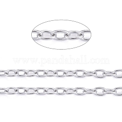 Tarnish Resistant 201 Stainless Steel Cable Chains&nbsp;CHS-R008-11