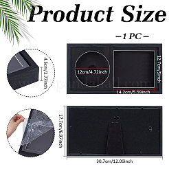 MDF Board Glass CD Display Stands&nbsp;ODIS-WH0007-98B