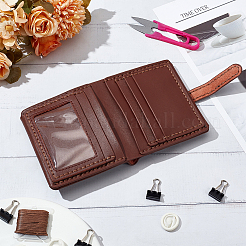 DIY Leather Men's Wallet Making Kits&nbsp;DIY-WH0349-228A