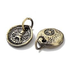 Tibetan Style Brass Pendants&nbsp;KK-M284-36AB
