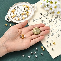 90Pcs 3 Colors Tibetan Style Alloy Beads&nbsp;TIBEB-YW0001-41