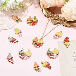 8Bags 2 Styles Alloy Enamel Pendants&nbsp;ENAM-FS0004-40