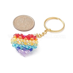 Glass Beaded Pendant Keychain&nbsp;KEYC-JKC00489