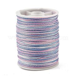 12 Rolls 12 Colors Polyester Cord&nbsp;OCOR-L046-B01