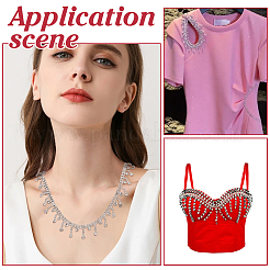 Iron Rhinestone Cup Chains&nbsp;CH-WH0011-03S