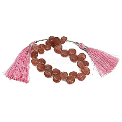 Natural Strawberry Quartz Carved Beads Strands&nbsp;GG-CBA0C95-D02-01