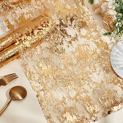 Gold Foil Polyester Mesh Tablecloth&nbsp;AJEW-WH0348-474