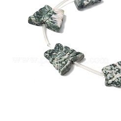 Natural Green Spot Jasper Beads Strands&nbsp;G-B136-A09
