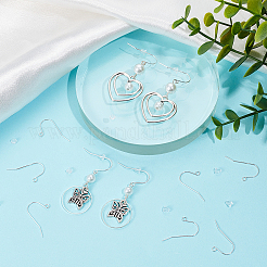 10 Pairs 925 Sterling Silver Earring Hooks&nbsp;STER-BBC0006-80