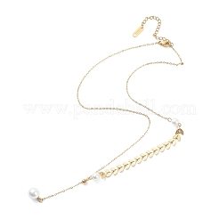 304 Stainless Steel Pendant Necklaces&nbsp;NJEW-K118-30G
