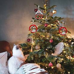 Christmas Wooden Ornaments Set&nbsp;JX057A