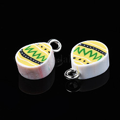 Handmade Polymer Clay Charms&nbsp;CLAY-S096-026