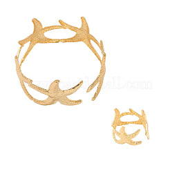 Starfish Alloy Cuff Bangles & Rings Sets for Women&nbsp;FS-WG19003-01