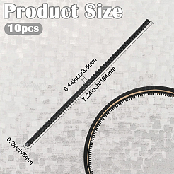 10Pcs Resin Firm Headband Non-slip Strip&nbsp;FIND-SP0020-62