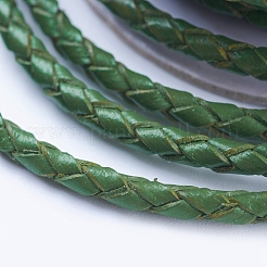 Round Braided Cowhide Cords&nbsp;WL-L009-01O