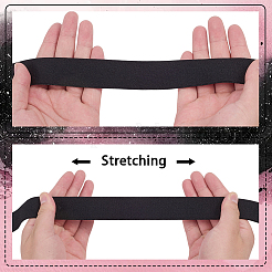 4.7Yards Polyester Elastic Ribbon&nbsp;OCOR-GF0005-70B
