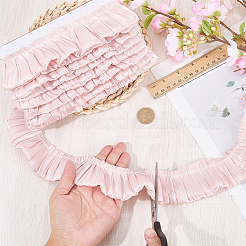 5M Double Layer Polyester Pleated Lace Ribbon&nbsp;OCOR-CY0003-97B