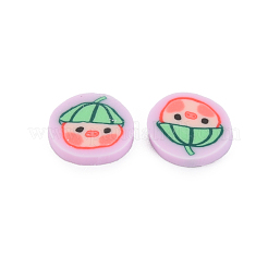 Handmade Polymer Clay Cabochons&nbsp;CLAY-N006-130