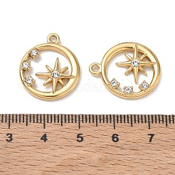 304 Stainless Steel Rhinestone Pendants&nbsp;RB-CBA7A56-03G