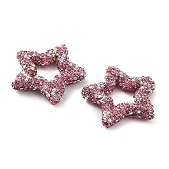 Star Shape Polymer Clay Rhinestone Beads&nbsp;CLAY-NH0001-06P