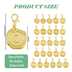 52Pcs 26 Styles Alloy Pendants Decorations&nbsp;HJEW-FH00114
