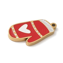 Christmas Themes 304 Stainless Steel Enamel Pendants&nbsp;LS-STAS-K312-04K-G