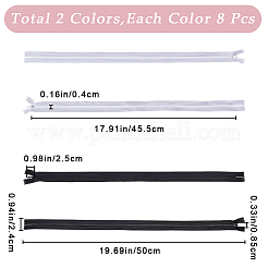16Pcs 2 Colors Garment Accessories&nbsp;FIND-GF0006-16B