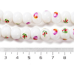 Printing Glass Beads for Necklaces Bracelets Making&nbsp;GLAA-B020-03A-07