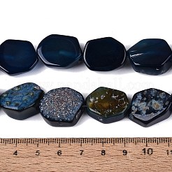 Dyed Natural Agate Beads Strands&nbsp;G-Q606-23E-02