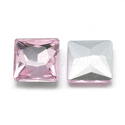 Pointed Back Glass Rhinestone Cabochons&nbsp;RGLA-T027-10x10mm-03