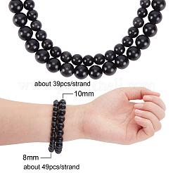 88Pcs 2Strands 2 Style Cat Eye Beads&nbsp;G-BC0001-13