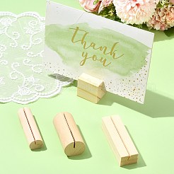 20Pcs 4 Styles Wood Name Card Holder&nbsp;AJEW-CJ0001-43