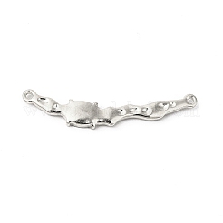 Non-Tarnish 304 Stainless Steel Cabochon Connector Settings&nbsp;STAS-L268-004P