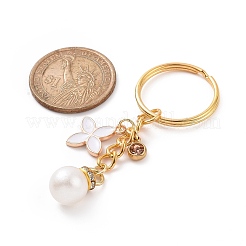 Acrylic Pearl Pendants Keychain&nbsp;KEYC-JKC00427