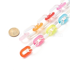 Transparent Acrylic Cable Chains&nbsp;AJEW-JB01094