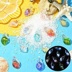30Pcs Luminous Transparent Resin Pendants&nbsp;RESI-YW0004-64