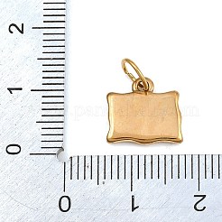 Spray Painted 304 Stainless Steel Charms&nbsp;SA-CBA4A21-02G-A
